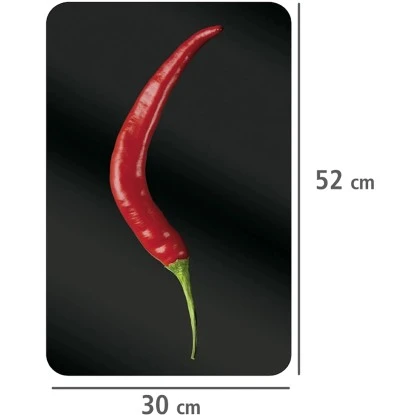 Wenko Herdabdeckplatten Universal Hot Peperoni 2er-Set Mehrfarbig 4 Wenko Herdabdeckplatten Universal Hot Peperoni 2er-Set Mehrfarbig – Bild 4