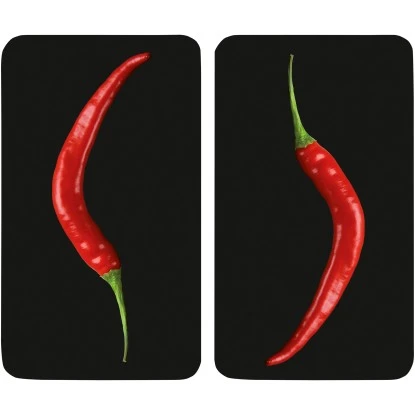 Wenko Herdabdeckplatten Universal Hot Peperoni 2er-Set Mehrfarbig 1 Wenko Herdabdeckplatten Universal Hot Peperoni 2er-Set Mehrfarbig