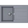Miló Einbauspüle Granitverbundstoff Piatto 78 Grau