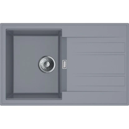 Miló Einbauspüle Granitverbundstoff Piatto 78 Grau 1 Miló Einbauspüle Granitverbundstoff Piatto 78 Grau