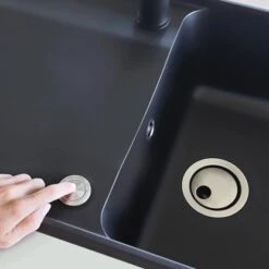 Miló Einbauspüle Granitverbundstoff Piu 78 Schwarz -Küchenutensilien Angebote 5903140018131 40