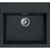 Miló Einbauspüle Granitverbundstoff Luxuria 56 Schwarz