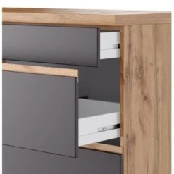 Held Möbel Küchenzeile Turin 240 Cm Graphit-Wotaneiche Mit E-Geräten -Küchenutensilien Angebote 61679 11016600 1101.6311 8