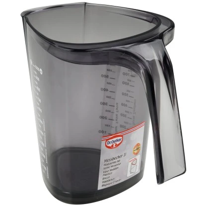 Dr. Oetker Messbecher 1 L Transparent-Grau 2 Dr. Oetker Messbecher 1 L Transparent-Grau – Bild 2