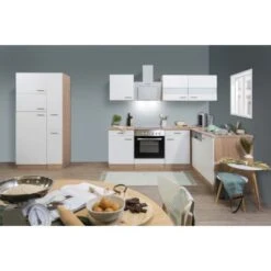 Respekta Winkelküche KBL310ESWSC 310 Cm Weiß Sonoma Eiche Sägerau Nachbildung -Küchenutensilien Angebote 6862536 KBL310ESWSC 03