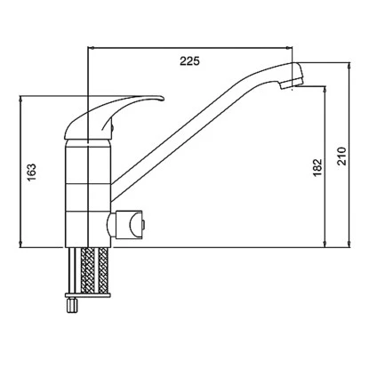Sanitop-Wingenroth Küchenarmatur Concordia Chrom Mit Geräteanschluss 2 Sanitop-Wingenroth Küchenarmatur Concordia Chrom Mit Geräteanschluss – Bild 2