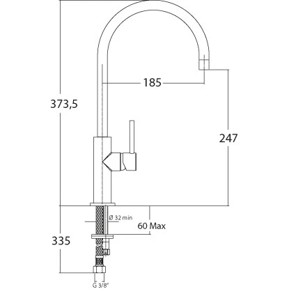 Sanitop-Wingenroth Küchenarmatur Lanza Chrom 2 Sanitop-Wingenroth Küchenarmatur Lanza Chrom – Bild 2