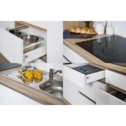 Respekta Küchenzeile Ohne E-Geräte 320 Cm Grifflos Weiß Hochglanz-Eiche Sägerau 7 Respekta Küchenzeile Ohne E-Geräte 320 Cm Grifflos Weiß Hochglanz-Eiche Sägerau -Küchenutensilien Angebote 6980940 4384 4