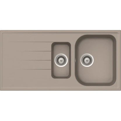 Respekta By Schock Granit-Einbauspüle Orlando 100 X 50 Cm 1,5 Becken Betongrau 1 Respekta By Schock Granit-Einbauspüle Orlando 100 X 50 Cm 1,5 Becken Betongrau