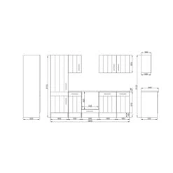 Respekta Premium Küchenzeile Landhaus 280 Cm Lärche Weiß Matt (DAH CH22078IXB) 19 Respekta Premium Küchenzeile Landhaus 280 Cm Lärche Weiß Matt (DAH CH22078IXB) -Küchenutensilien Angebote 7854326 4384 3