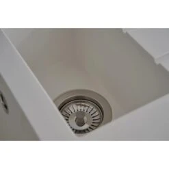 Respekta Einbauspüle Mineralite Houston 100 Cm X 50 Cm Weiß -Küchenutensilien Angebote 793 4384 HOUSTON100X50W 05