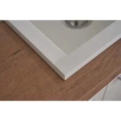 Respekta Einbauspüle Mineralite Houston 100 Cm X 50 Cm Weiß -Küchenutensilien Angebote 793 4384 HOUSTON100X50W 08