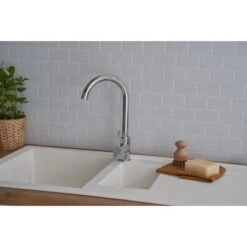 Respekta Einbauspüle Mineralite Houston 100 Cm X 50 Cm Weiß -Küchenutensilien Angebote 793 4384 HOUSTON100X50W 09