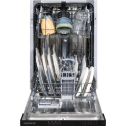 Respekta Einbaugeschirrspüler GSP45VV 45 Cm Schwarz Vollintegriert -Küchenutensilien Angebote 818909 4384 5