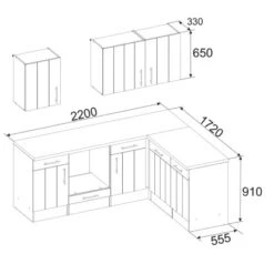 Respekta Premium Winkelküche 220 Cm Landhaus Lärche Weiß Nachbildung 17 Respekta Premium Winkelküche 220 Cm Landhaus Lärche Weiß Nachbildung -Küchenutensilien Angebote 8266744 4384 3