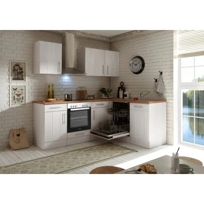 Respekta Premium Winkelküche 220 Cm Landhaus Lärche Weiß Nachbildung 3 Respekta Premium Winkelküche 220 Cm Landhaus Lärche Weiß Nachbildung – Bild 3