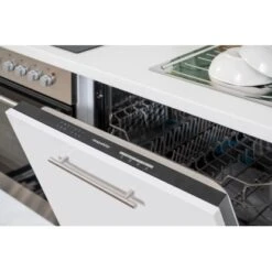 Respekta Premium Küchenzeile 280 Cm Schwarz Hochglanz-Weiß -Küchenutensilien Angebote 8383 RP280WSC Kchenzeile 5