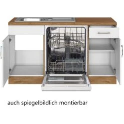 Held Möbel Küchenzeile Sorrento 210 Cm Weiß-Wotaneiche Winkel -Küchenutensilien Angebote 853389 11016600 4