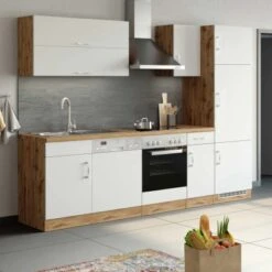 Held Möbel Hängeschrank Sorrento BxHxT 40 Cm X 57 Cm X 34 Cm Weiß-Wotaneiche -Küchenutensilien Angebote 853727 11016600 12