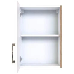 Held Möbel Hängeschrank Sorrento BxHxT 40 Cm X 57 Cm X 34 Cm Weiß-Wotaneiche -Küchenutensilien Angebote 853727 11016600 4