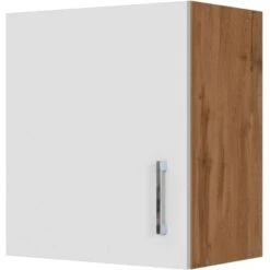 Held Möbel Hängeschrank Sorrento BxHxT 50 Cm X 57 Cm X 34 Cm Weiß-Wotaneiche