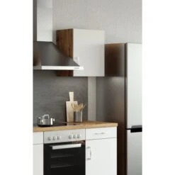 Held Möbel Hängeschrank Sorrento BxHxT 50 Cm X 57 Cm X 34 Cm Weiß-Wotaneiche -Küchenutensilien Angebote 853739 11016600 9