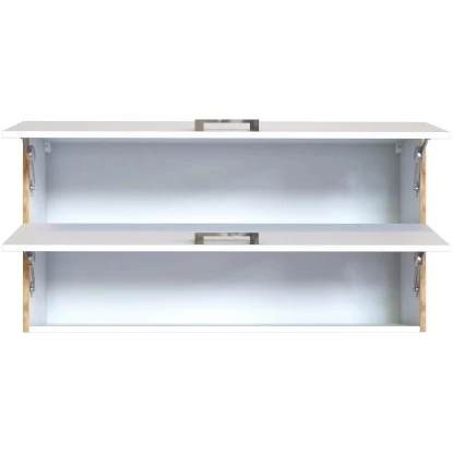 Held Möbel Klapphängeschrank Sorrento BxHxT 110 X 57 X 34 Cm Weiß-Wotaneiche 3 Held Möbel Klapphängeschrank Sorrento BxHxT 110 X 57 X 34 Cm Weiß-Wotaneiche – Bild 3