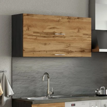 Held Möbel Klapphängeschrank Sorrento BxHxT 110 X 57 X 34 Cm Wotaneiche-Grafit 6 Held Möbel Klapphängeschrank Sorrento BxHxT 110 X 57 X 34 Cm Wotaneiche-Grafit – Bild 6