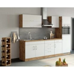 Held Möbel Unterschrank Sorrento 50 X 85 X 60 Cm Tür Schubk. + EL-B. Weiß-Wotan. -Küchenutensilien Angebote 853760 11016600 14