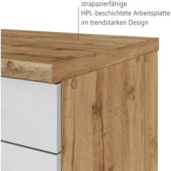 Held Möbel Auszugsschrank Sorrento 50 X 85 X 60 Cm Schubk. 2 Ausz. Weiß-Wotanei. -Küchenutensilien Angebote 853778 11016600 5