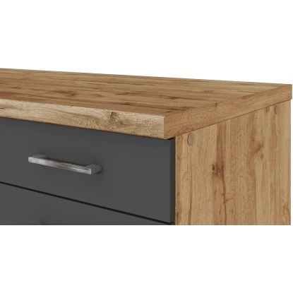 Held Möbel Unterschrank Sorrento 100x85x60 Cm 2 Schub. 1 EL-B. Anthr.-Wotan. 10 Held Möbel Unterschrank Sorrento 100x85x60 Cm 2 Schub. 1 EL-B. Anthr.-Wotan. – Bild 10