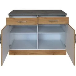 Held Möbel Unterschrank Sorrento 100x85x60 Cm 2 Tür. 2 Schubk. + Boden Wotan. -Küchenutensilien Angebote 853803 11016600 3