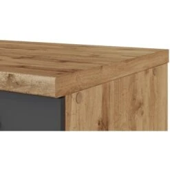 Held Möbel Spülenschrank Sorrento B100 X H85 X T60 Cm 2Türen Anthraz.-Wotaneiche -Küchenutensilien Angebote 853807 11016600 12