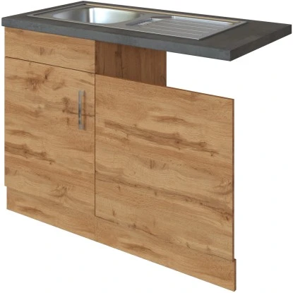 Held Möbel Spülzentrum Sorrento 110 X 85 X 60 Cm 1 Tür Blende + Sockel Wotaneic. 2 Held Möbel Spülzentrum Sorrento 110 X 85 X 60 Cm 1 Tür Blende + Sockel Wotaneic. – Bild 2