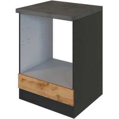 Held Möbel Herdumbau Sorrento 60 X 85 X 60 Cm Nische F. Ofen Wotaneiche-Grafit 1 Held Möbel Herdumbau Sorrento 60 X 85 X 60 Cm Nische F. Ofen Wotaneiche-Grafit