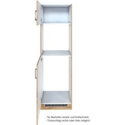 Held Möbel Ofen-Kühlschrankumbau Sorrento 60 X 200 X 60 Cm KS-Nische Wotaneiche -Küchenutensilien Angebote 853876 11016600 3