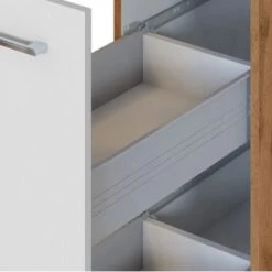 Held Möbel Apothekerschrank Sorrento 30x 200x 60 Cm 2 Ausz. 5 Fäch. Weiß-Wotan. -Küchenutensilien Angebote 853930 11016600 8