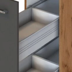 Held Möbel Apothekerschrank Sorrento 30x 200x 60 Cm 2 Ausz. 5 Fäch. Ant.-Wotan. -Küchenutensilien Angebote 853933 11016600 8