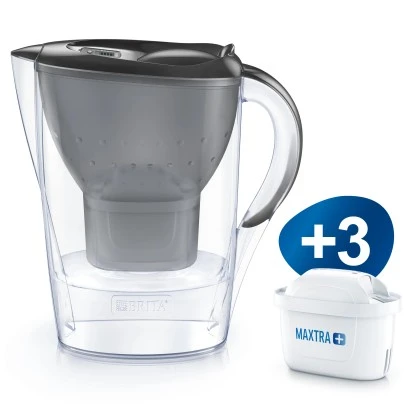 Brita Wasserfilter-Kanne Marella Graphit Inkl. 3 Maxtra+ 1 Brita Wasserfilter-Kanne Marella Graphit Inkl. 3 Maxtra+