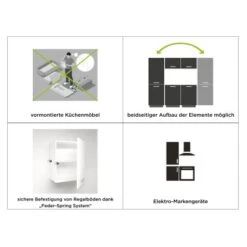 Marinelli Cucine Küchenzeile Bea 195 Cm Holzoptik - Weiß 15 Marinelli Cucine Küchenzeile Bea 195 Cm Holzoptik - Weiß -Küchenutensilien Angebote 8783516 2657 Bozza7