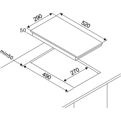 Respekta Domino-Glaskeramikkochfeld KM9130T-28Rahmenlos 3 Respekta Domino-Glaskeramikkochfeld KM9130T-28Rahmenlos – Bild 3