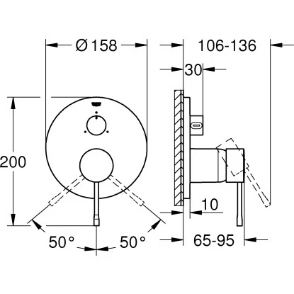Grohe Einhandbatterie Essence Cool Sunrise Gebürstet 2 Grohe Einhandbatterie Essence Cool Sunrise Gebürstet – Bild 2