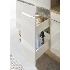 Respekta Küchenzeile Marleen 310 Cm Artisan-Eiche Weiß Hochglanz Winkel -Küchenutensilien Angebote 980060 4384 5