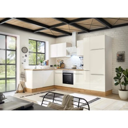 Respekta Küchenzeile Marleen 310 Cm Artisan-Eiche Weiß Winkel 1 Respekta Küchenzeile Marleen 310 Cm Artisan-Eiche Weiß Winkel